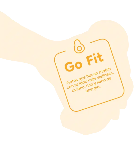 Mano sosteniendo wrap saludable